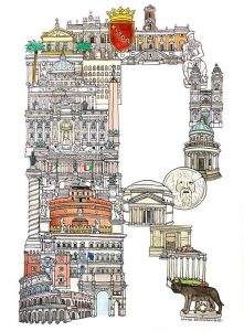 Hand Drawn Illustrations Feature a Different City for Every Letter of the AlphabetDouble Takes Blog