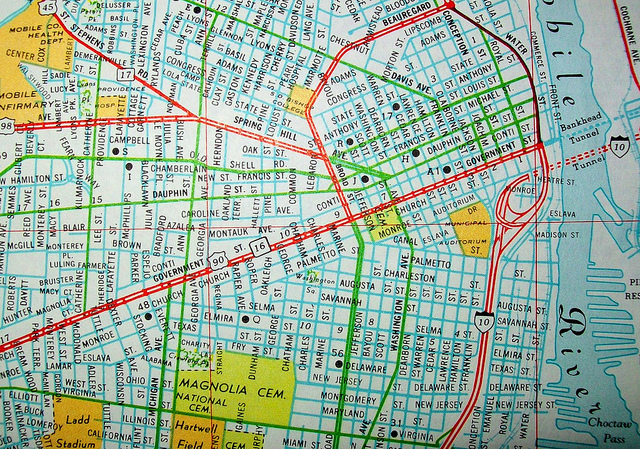 COLLECTION OF VINTAGE ROAD MAPSDouble Takes Blog