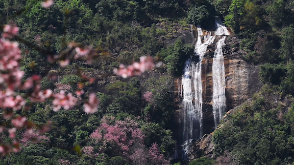 Siriphum waterfall famous waterfall Doi Inthanon national park Chiang Mai Thailand