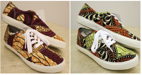 Double Takes: Batik Print Shoes: Ohema OheneDouble Takes Blog