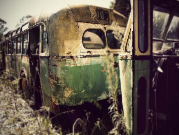 Double Takes: Bus Graveyard: Mark MawsonDouble Takes Blog
